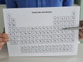 Background of chemical elements of periodic table concept Royalty Free Stock Photo