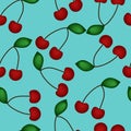 Background of cherries