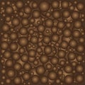 Background of chocolate balls