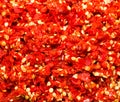 Background chopped red chilli