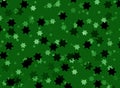 Background christmas stars black green snow decorations blur illustration new year Royalty Free Stock Photo