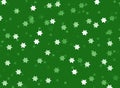 Background christmas stars green white texture abstract Royalty Free Stock Photo