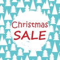 Background for Christmas and New Year sale