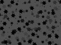 Background christmas stars black white texture abstract Royalty Free Stock Photo