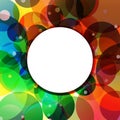 Background Circle Rainbow Jungle Royalty Free Stock Photo