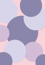 Background of the circles pastel color Royalty Free Stock Photo