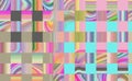 Background circles swirls rainbow lines soundwave waves wavy colours abstract design icon laser light funky patterns Royalty Free Stock Photo