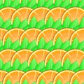 Background with citrus-fruit of orange slices Royalty Free Stock Photo