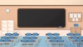 Background clasroom illustration Royalty Free Stock Photo