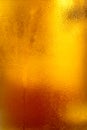 Background closeup with fresh beer Royalty Free Stock Photo