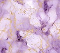 The purple and gold marble