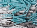 Background of clothes pegs Royalty Free Stock Photo