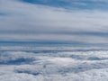 Background Of Clouds As Seen From An Airplane