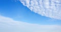 Cloudscape with blue sky and clouds Royalty Free Stock Photo