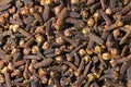 Background of clove spice