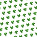 background of clovers