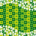 background of clovers