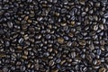 The background is coffee beans. Beautiful wallpapers