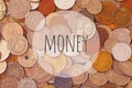 Background. Coins from around the world