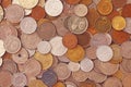 Background. Coins from around the world