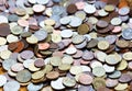 Background of the coins Royalty Free Stock Photo