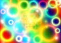 Background with color bubbles