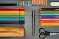 Color pencils and art supplies