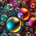 background colored bubbles divorces Royalty Free Stock Photo