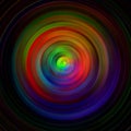 Background of colored concentric circles