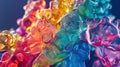 Background of colored jelly bears Royalty Free Stock Photo