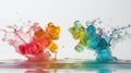 Background of colored jelly bears Royalty Free Stock Photo