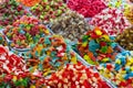 Background of colored jelly sweets Royalty Free Stock Photo