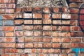 Background of colorful brick wall texture. brickwork