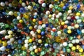 Background of Colorful Glass Marbles Royalty Free Stock Photo