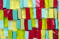 Background of Colorful glass mosaic tiles Royalty Free Stock Photo