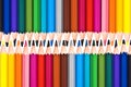 Background of colorful pencils