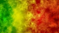 Background colorful smoke two tone hot and cold. Royalty Free Stock Photo