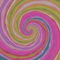 Background with colorful spiral patterns in pink, purple, green and blue, irregular left-handed light embossed swirl Royalty Free Stock Photo