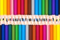 Background of colorful wood pencils