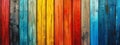 Background with colorful wooden planks. Template for banner background Royalty Free Stock Photo