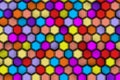 Background of colorist hexagons with relief and shadows, Royalty Free Stock Photo