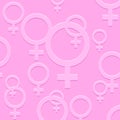 Background composed of many gender symbols Royalty Free Stock Photo