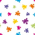 Background composed of puzzle pieces