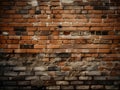 Background composition of bricks, creating a textured and rustic atmosphere.