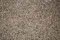 Background of concrete wall made of white gravel and colored pebbles Royalty Free Stock Photo