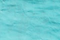 Background of a concrete wall painted in turquoise color. Texture Royalty Free Stock Photo