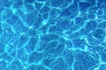 Background of cool blue sparkling water Royalty Free Stock Photo