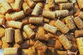 Background of corks of wine bottles Royalty Free Stock Photo