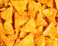 Background of corn tortillas or nachos Royalty Free Stock Photo