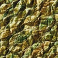 Background of cracked brown and green rock stucture